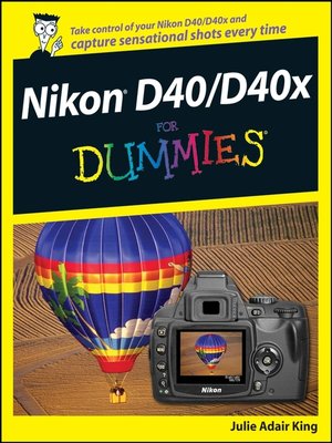 cover image of Nikon D40/D40x For Dummies